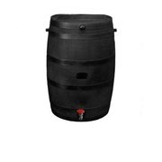 Marquee Protection 50 Gallon Eco Rain Barrel with Plastic Spigot; Black MA488020